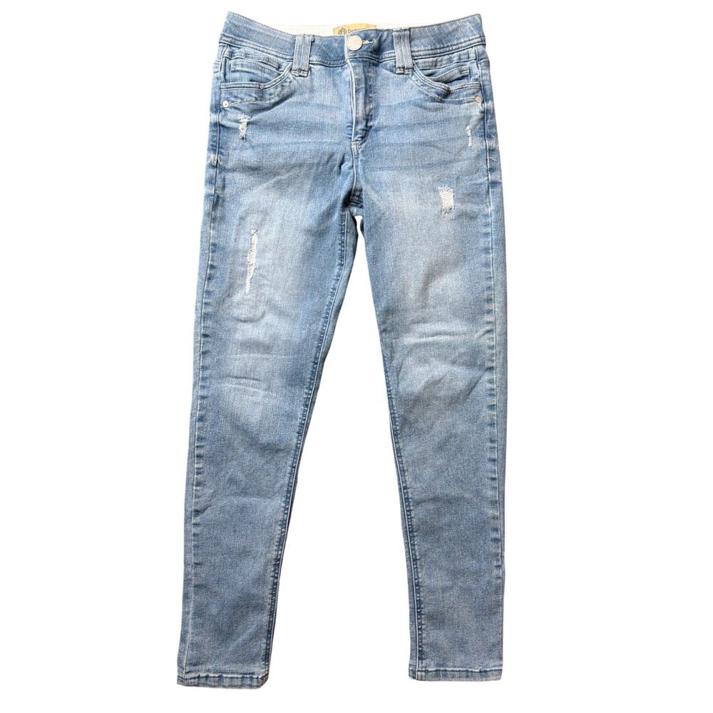Democracy Jeans Womens 8 B1641N3XMXX Light Blue Ab Technology Distressed